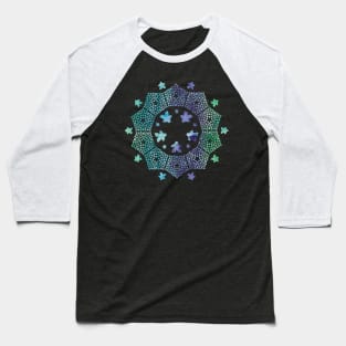 Meeple Mandala Baseball T-Shirt